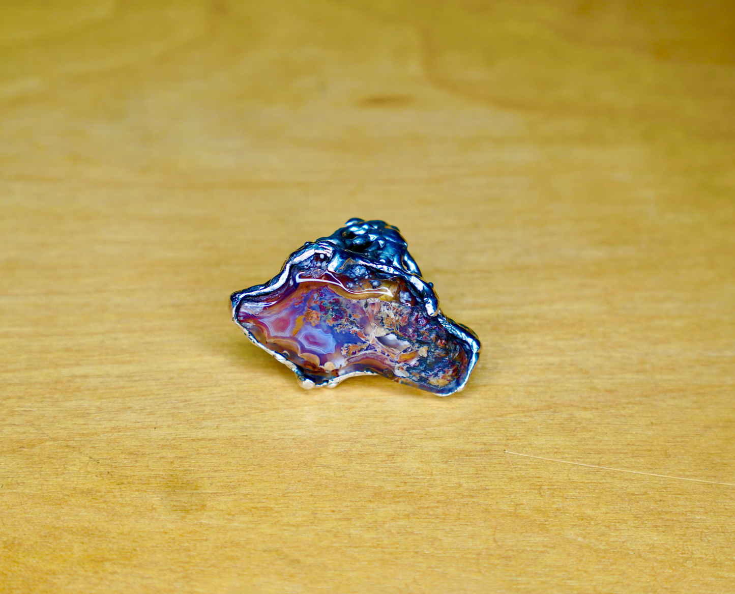PETRIFIED WOOD RING