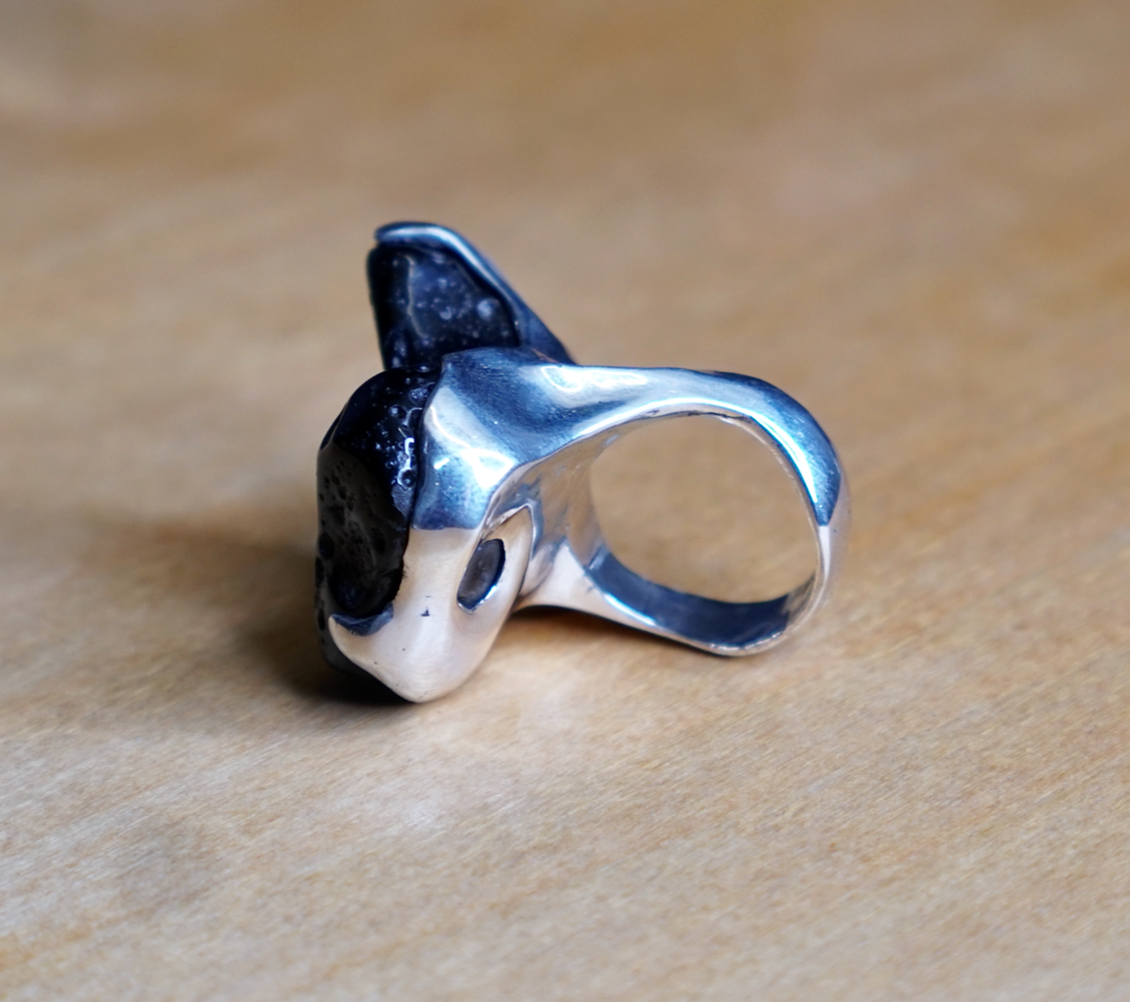 BLACK OBSIDIAN RING
