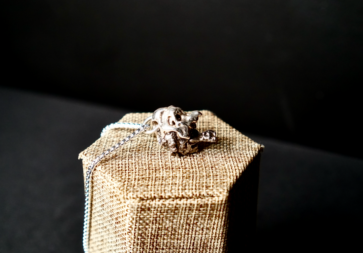 METEORITE SKULL PENDANT