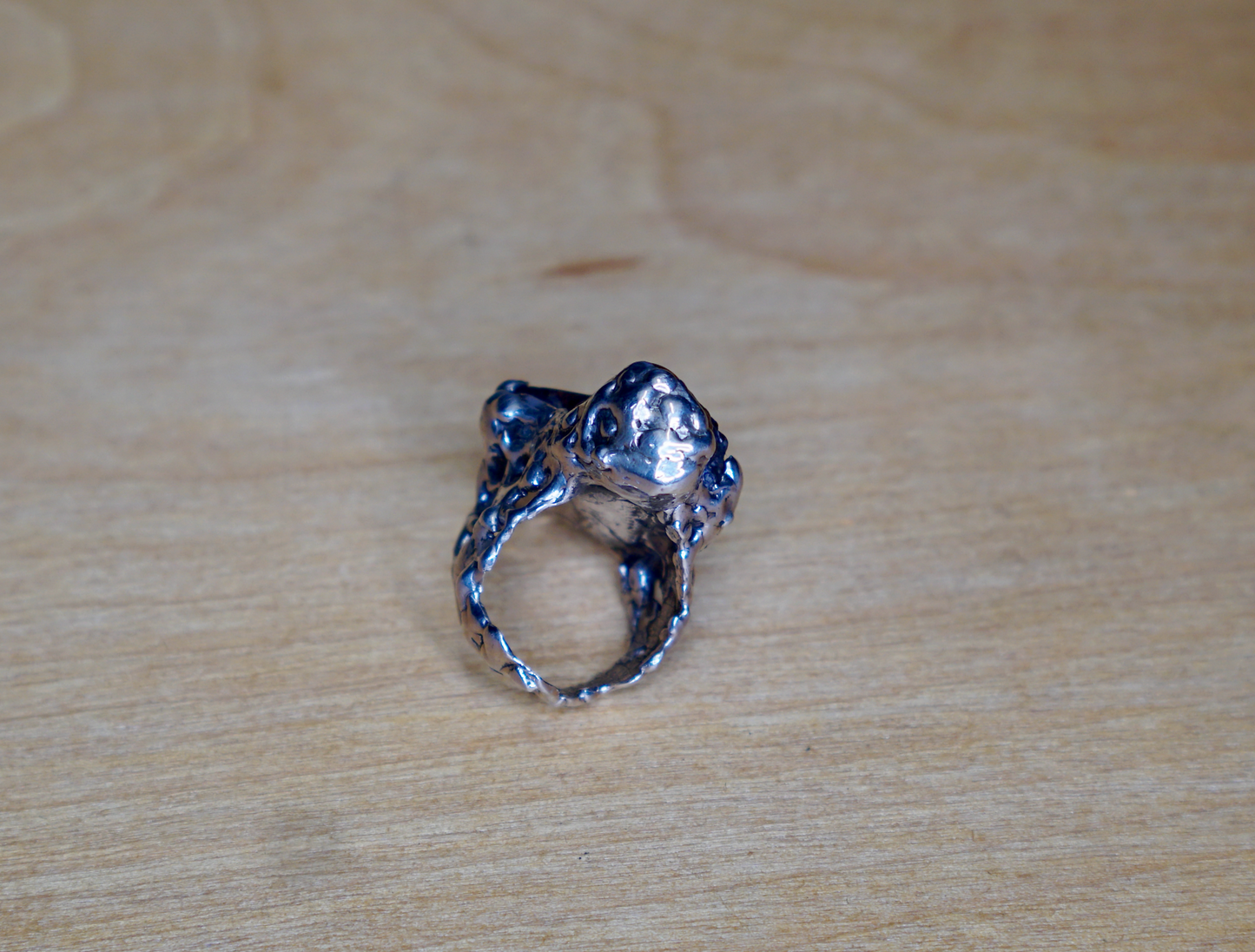 PETRIFIED WOOD RING