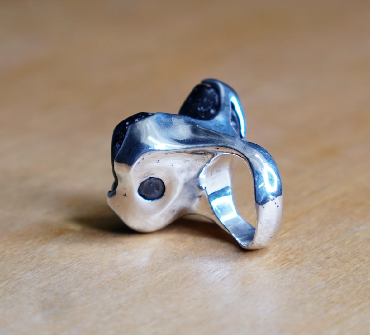 BLACK OBSIDIAN RING