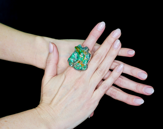 GREEN TURQUOISE RING